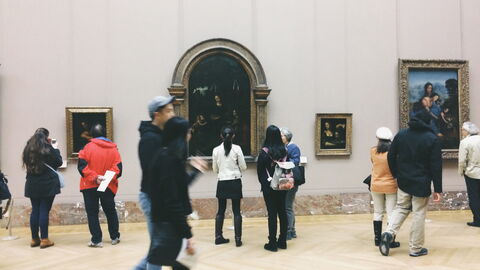 Da Vinci's Virgin of the Rocks in the Louvre