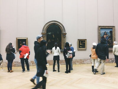 Da Vinci's "Virgin of the Rocks" in the Louvre