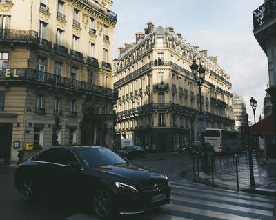 Streets of Paris in Winter