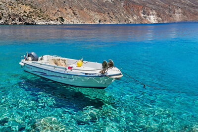 The sea in Crete