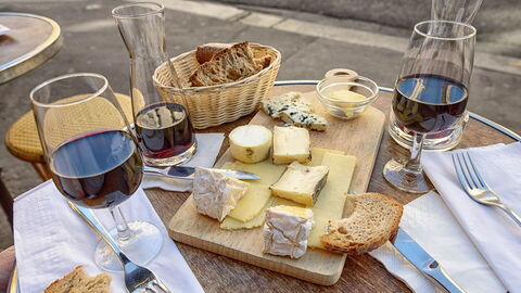 Wine and cheese