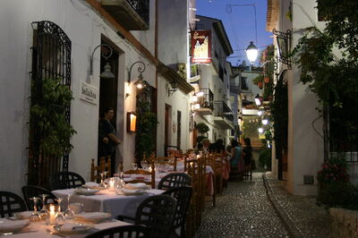 A street in Altea