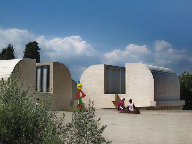 Joan Miró Foundation, terrace