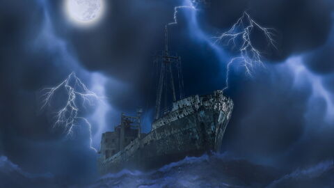 Spooky shipwreck