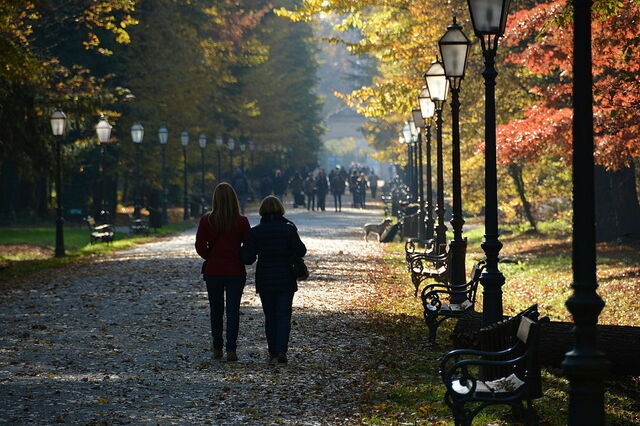 Maksimir Park, paths