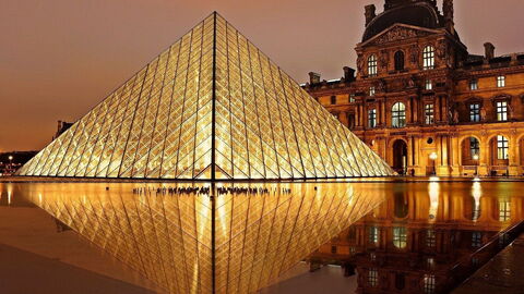 Exterior of the Louvre