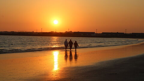 A beach in Spain