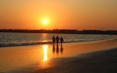 A beach in Spain