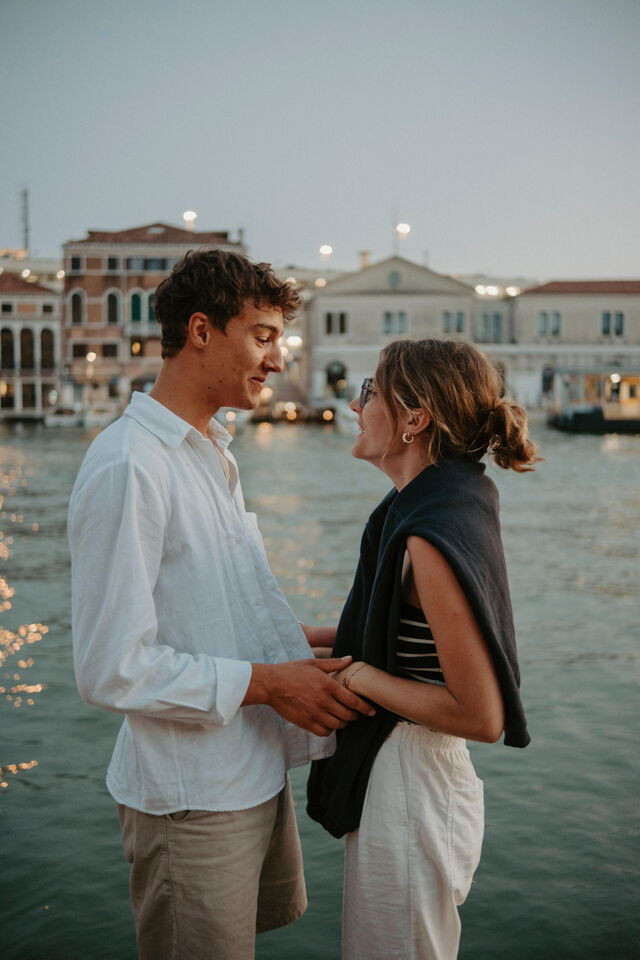 A couple in Venice