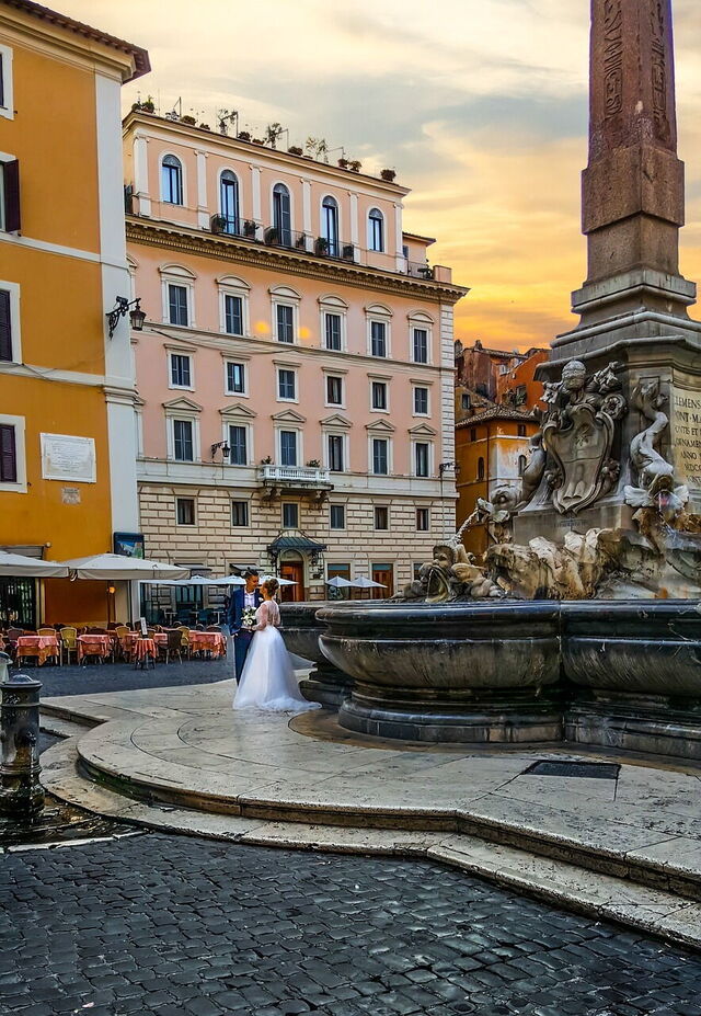 A wedding in Rome