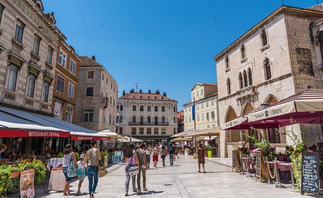 Historic core of Split