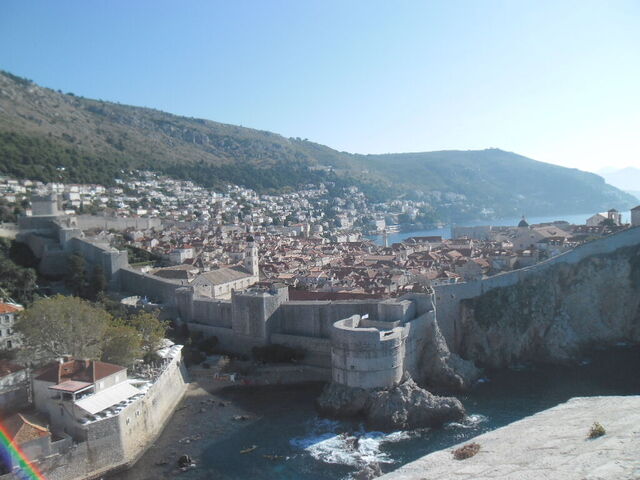 View from Lovrijenac