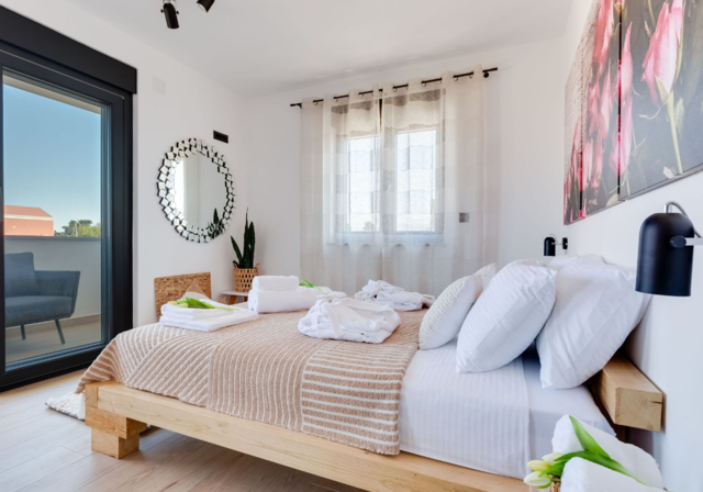 Luxury Villa Terra Maiorum, bedroom