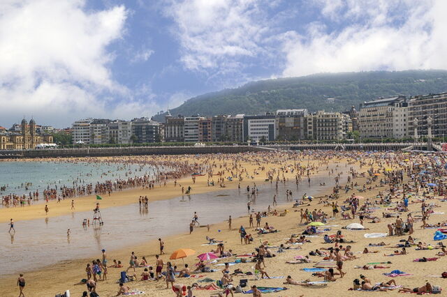 Donostia-San Sebastián, beach