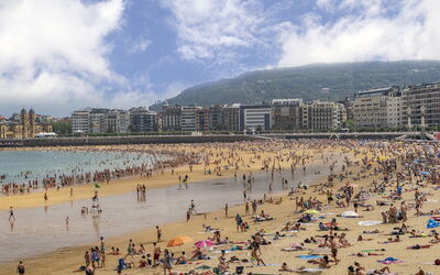 Donostia-San Sebastián, beach