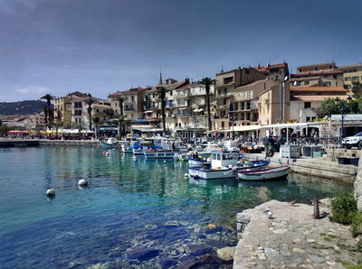The bay in Calvi