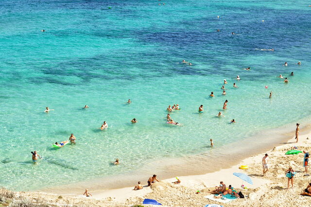 A beach in Mallorca