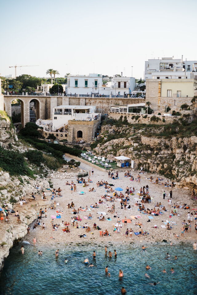 Alberobello, beach
