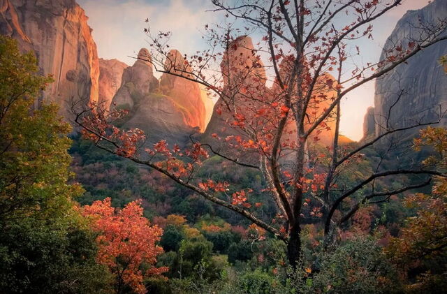 Metéora in Fall