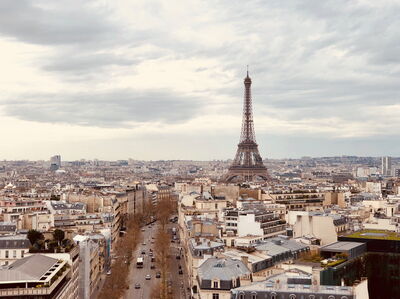 View of the Eiffel Tower in Autumn