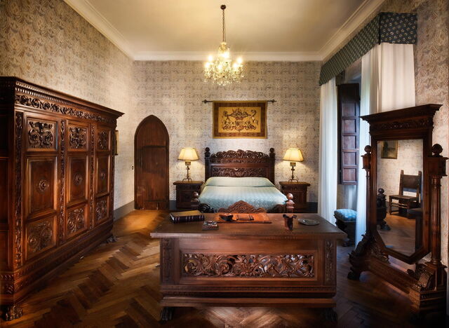 Castello Borgia, bedroom
