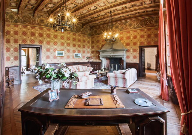 Castello Borgia, living room