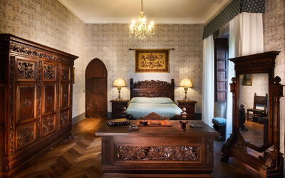 Castello Borgia, bedroom