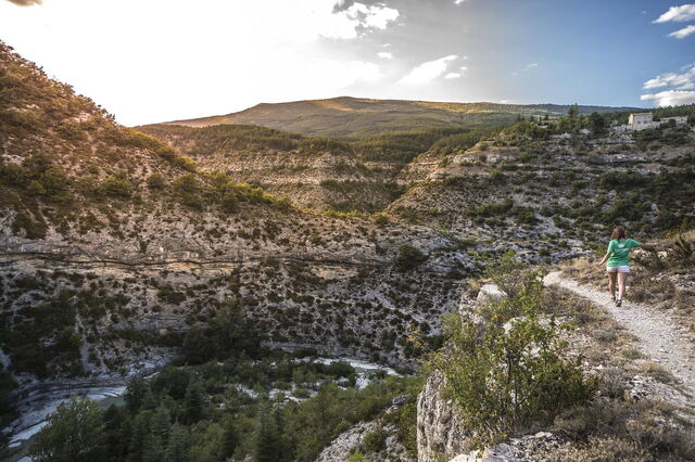Hiking at Verdon Gorge