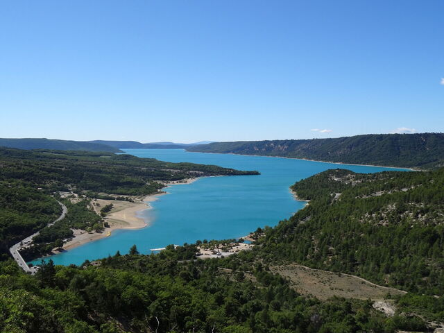 Verdon Gorge, lake