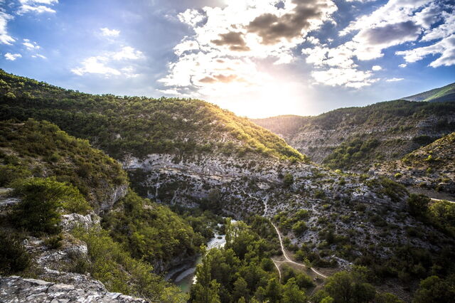 View over Verdon Gorge