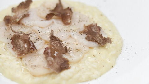 A truffle dish
