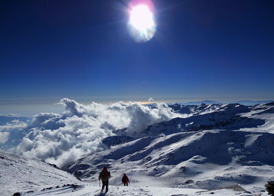 Skiing in Sierra Nevada