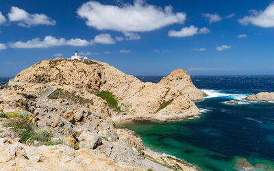 Coastline in Corsica