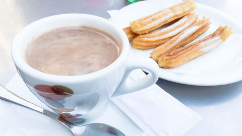 Hot Chocolate with Churros