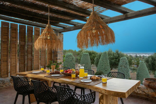 Villa Hersonissos, dining area