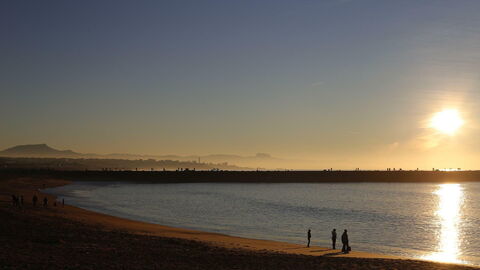 A beach in Anglet