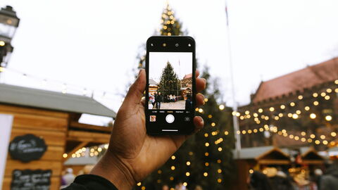 At a Christmas market