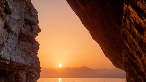 Sunset in Crete