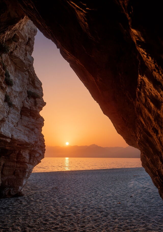 Sunset in Crete