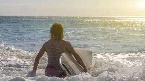 Surfing in Anglet