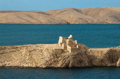 Some of the striking landscapes on Pag