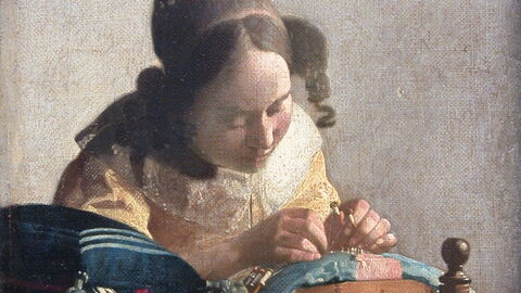 The Lacemaker, Vermeer