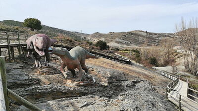 Some dinosaurs in Enciso