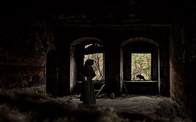 Ghost of a monk