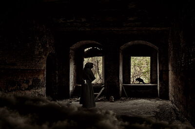 Ghost of a monk