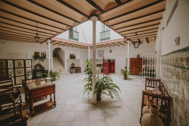 Posada La Casa Del Pintor, Courtyard
