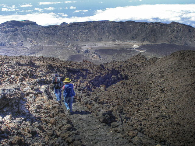 Mount Teide, trails