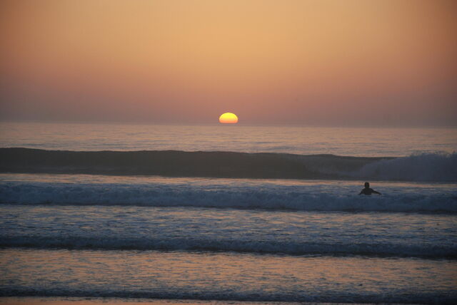 Sunset in Lacanau