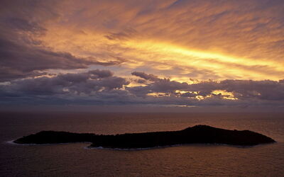 Lokrum, sunset
