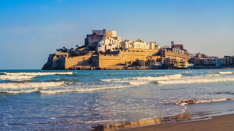 Peñíscola castle from the beach